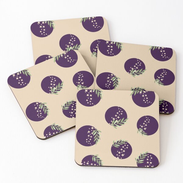 Item preview, Purple Sphere with green leaves designed and sold by Art Shimmers.