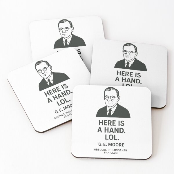 Item preview, Obscure Philosopher Fan Club: G.E. Moore designed and sold by Grand Illusions.