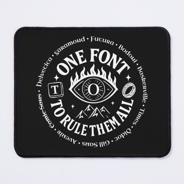 Item preview, One Font to Rule Them All – Typography Design designed and sold by TheBrightDuck.