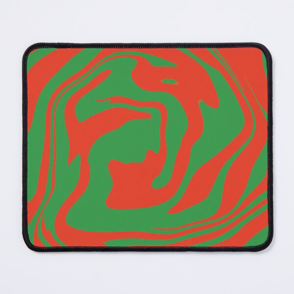 Item preview, Red and Green Abstract Art designed and sold by A-U-Design.