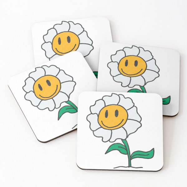 Item preview, Smiley Face Flower - Cute Happy Cartoon Daisy designed and sold by Sunteddy.