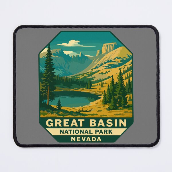 Item preview, Great Basin National Park Retro Desert Mountain Sticker designed and sold by Ismeal Von.