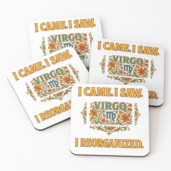 Item preview, Virgo “I came. I saw. I reorganized.” Art Nouveau T-Shirt | Funny Organizer Tee designed and sold by MySpiritTravels.