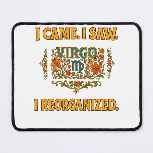 Item preview, Virgo “I came. I saw. I reorganized.” Art Nouveau T-Shirt | Funny Organizer Tee designed and sold by MySpiritTravels.