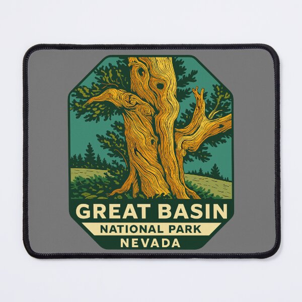 Item preview, Great Basin National Park Retro Desert Mountain Sticker designed and sold by Ismeal Von.