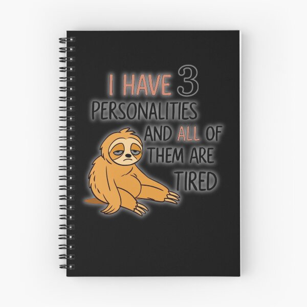 Item preview, Tired Sloth Funny Quote Sticker designed and sold by MomentumbyOla.