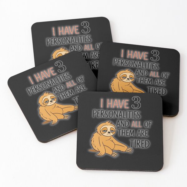 Item preview, Tired Sloth Funny Quote Sticker designed and sold by MomentumbyOla.