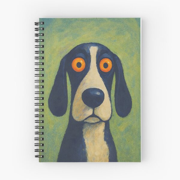 Item preview, Ilustración retro de perro en blanco y negro designed and sold by H G  Designs.