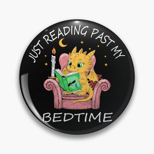 Item preview, Dragon Reading Past My Bedtime Book Lover designed and sold by Chelsealuv Krigbaum.