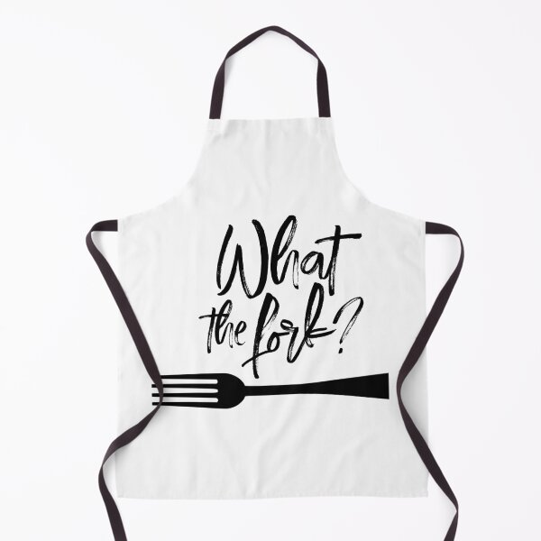 Item preview, What the Fork? Funny Kitchen Quote designed and sold by Parachute425.
