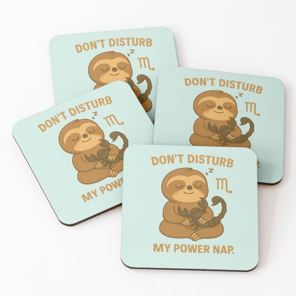 Item preview, Scorpio Sloth – Don’t Disturb My Power Nap | Funny Zodiac Sleep Design designed and sold by konthai.familyart.