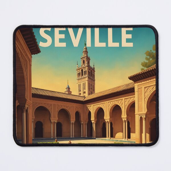 Item preview, Seville: Classic European Travel Poster Elegance designed and sold by LSVart.
