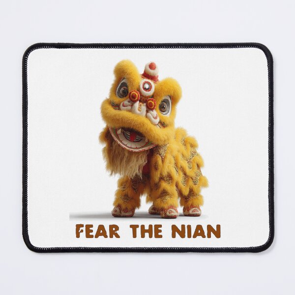 Item preview, Here Comes Nian! – Lunar Lion Cuteness Unleashed designed and sold by Ignorant-Artist.