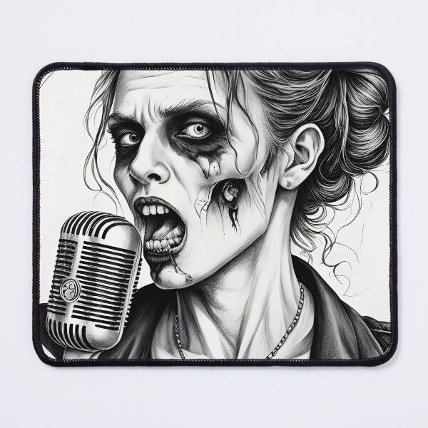 Item preview, Zombie Singer - Undead Singer Girl designed and sold by NightTimeJ.