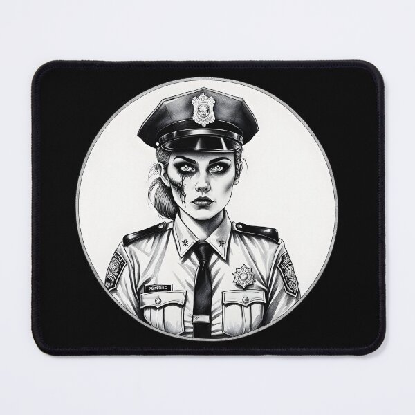 Item preview, Zombie Cop - Undead Policewoman designed and sold by NightTimeJ.