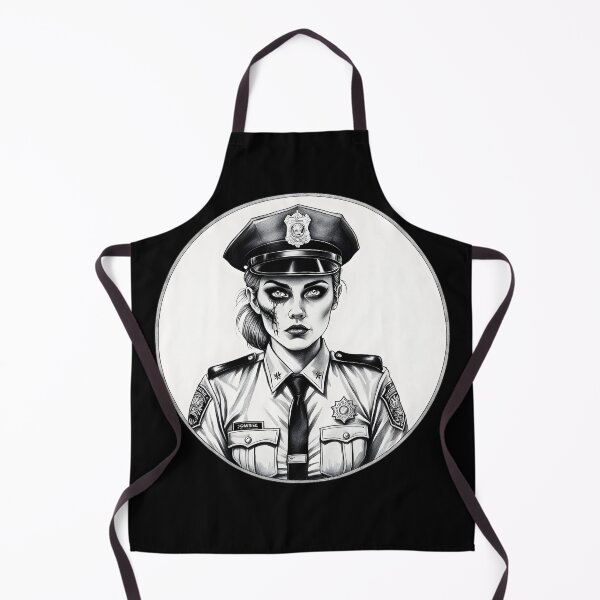Item preview, Zombie Cop - Undead Policewoman designed and sold by NightTimeJ.