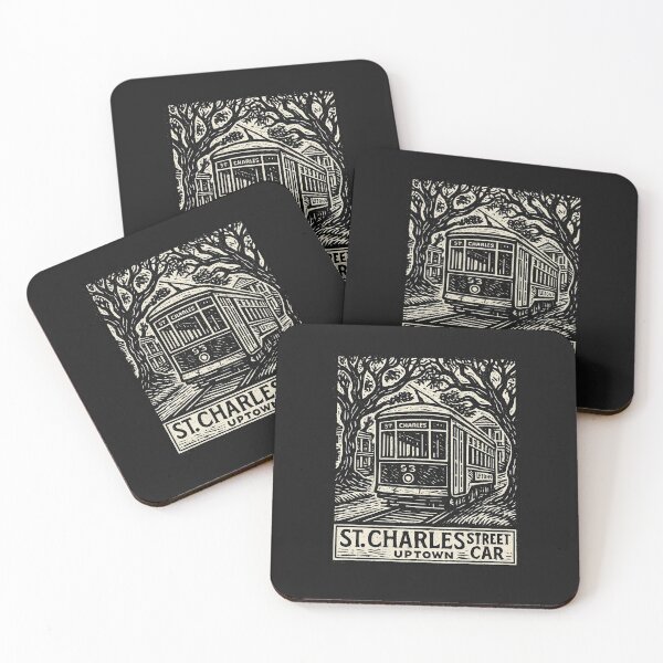 Item preview, St. Charles Street Car New Orleans designed and sold by DarkBecky.