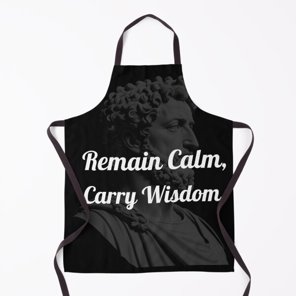 Item preview, Remain Calm, Carry Wisdom - Marcus Aurelius Stoic Clothing | Marcus Aurelius Stoicism Artwork designed and sold by LexaArtworks.