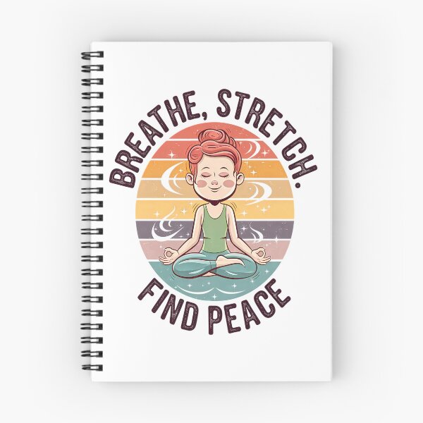 Item preview, Breathe Stretch Find Peace Yoga Girl designed and sold by Taans-Creation.