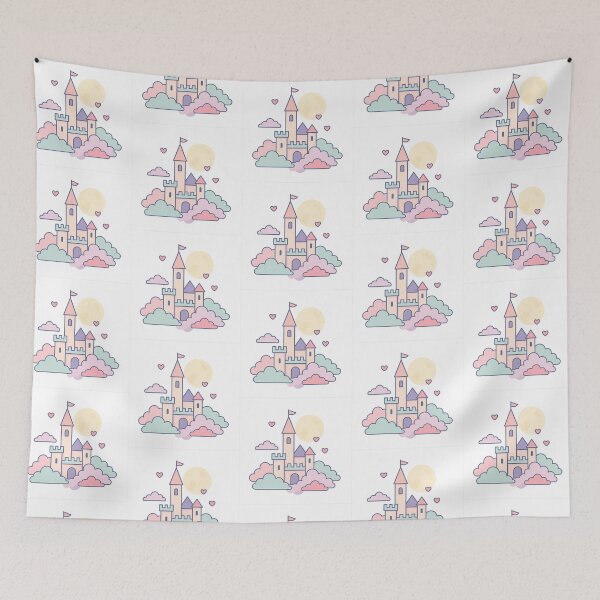 Item preview, Moonlit Romantasy Castle – Pastel Fairycore designed and sold by FTS-Studio.