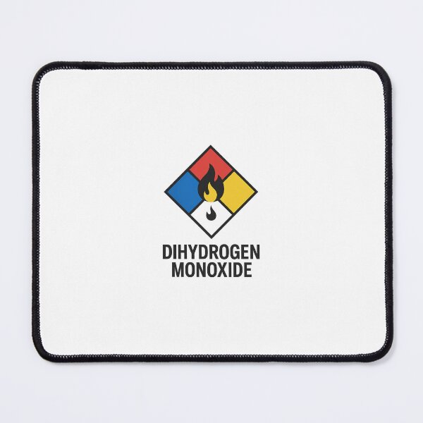 Item preview, Dihydrogen Monoxide NFPA Warning – Minimalist Science Meme Design designed and sold by Willebees.