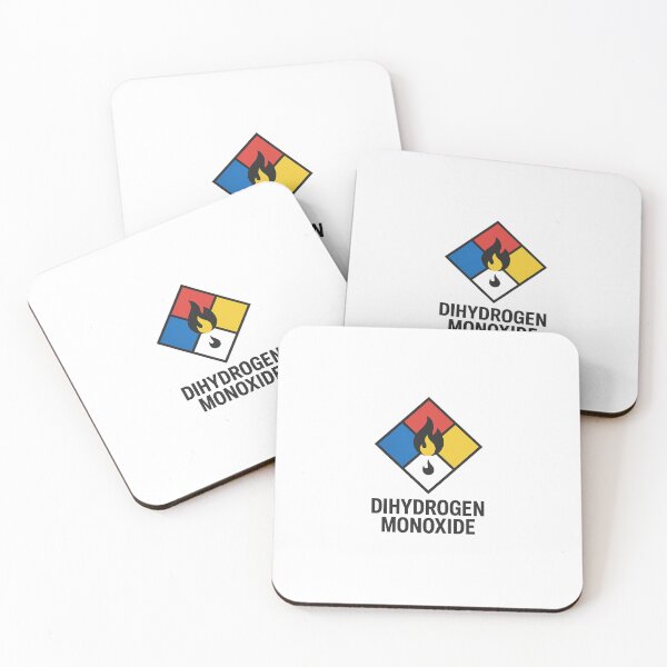 Item preview, Dihydrogen Monoxide NFPA Warning – Minimalist Science Meme Design designed and sold by Willebees.