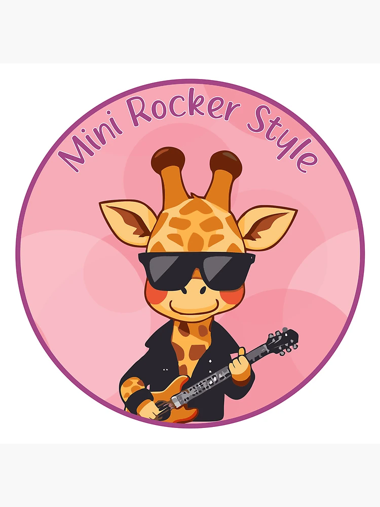 Thumbnail 5 of 5, Acrylic Block, Mini Rocker Style. Giraffe. designed and sold by Mini Rocker.