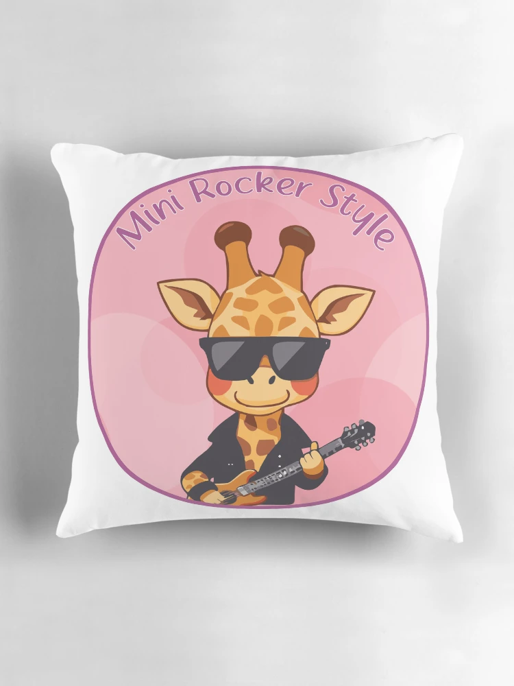 Imagen 3 de 4, Cojín con la obra Estilo Mini Rocker. Jirafa., diseñada y vendida por Mini Rocker.