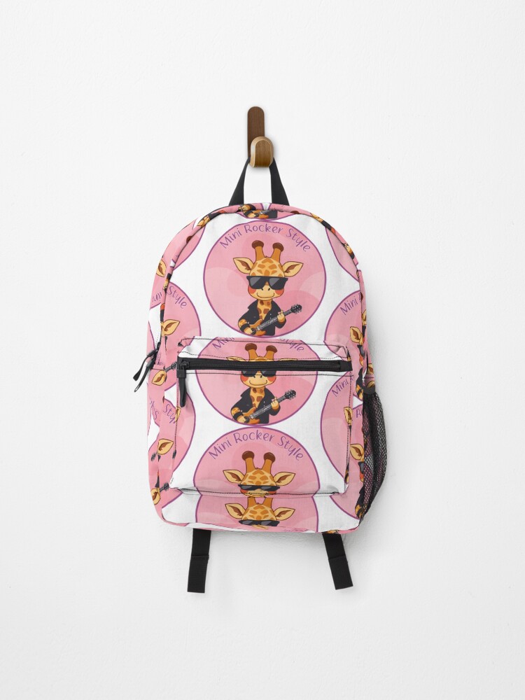 Thumbnail 1 of 3, Backpack, Mini Rocker Style. Giraffe. designed and sold by MiniRocker.