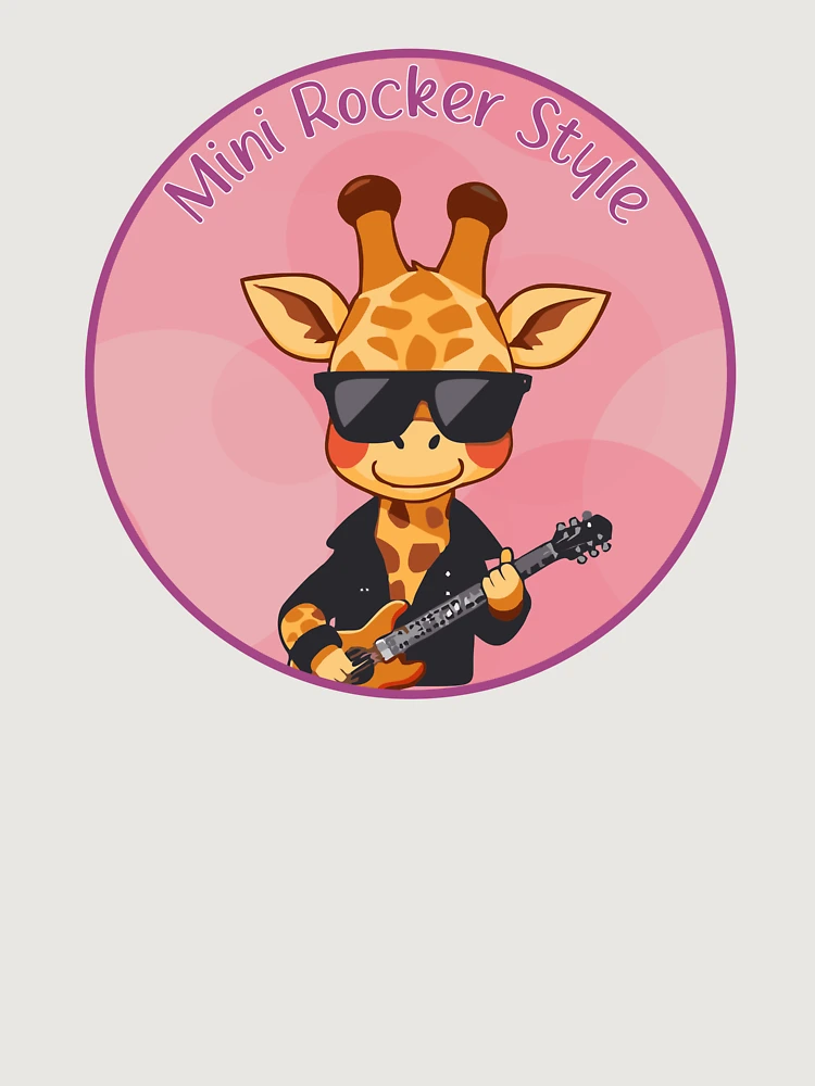 Thumbnail 6 of 6, Premium Oversized Hoodie, Mini Rocker Style. Giraffe. designed and sold by Mini Rocker.