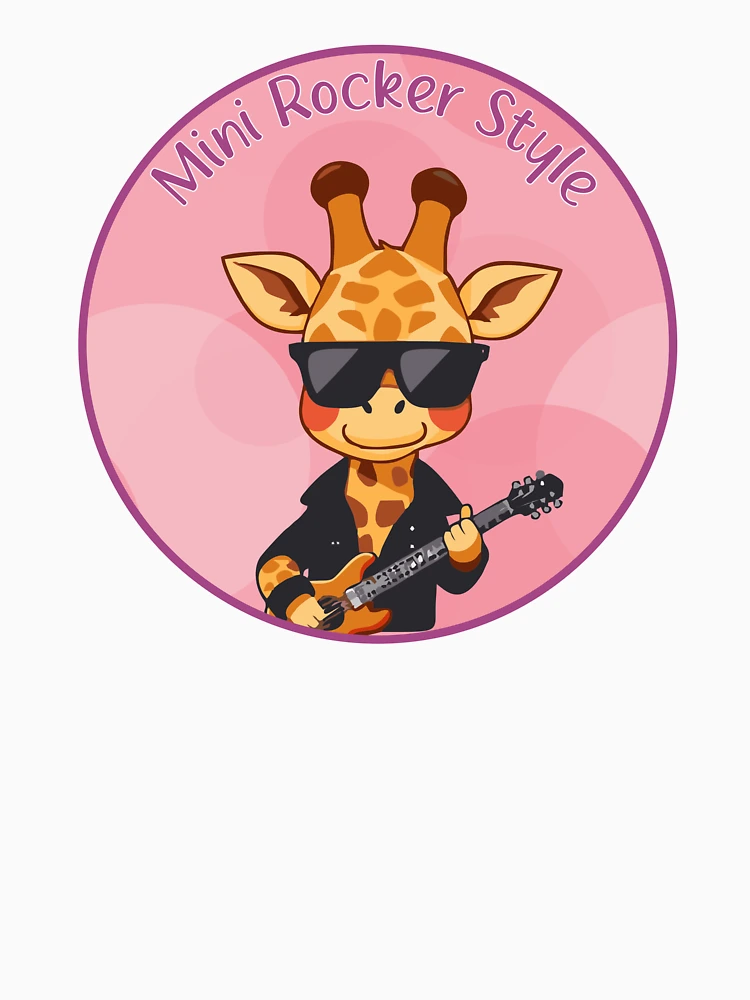 Thumbnail 6 of 6, Pullover Hoodie, Mini Rocker Style. Giraffe. designed and sold by Mini Rocker.