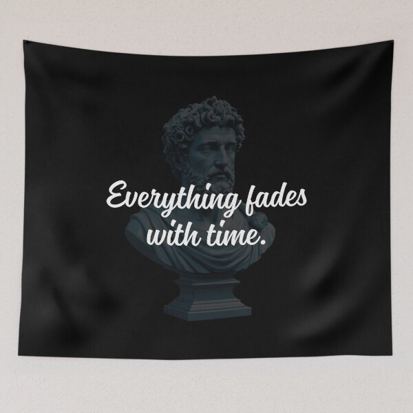 Item preview, Everything fades with time - Marcus Aurelius Stoic Clothing | Marcus Aurelius Stoicism Artwork designed and sold by LexaArtworks.