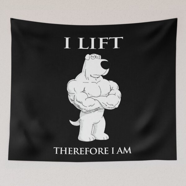 Item preview, I Lift, Therefore I Am. designed and sold by Enea Kelo.