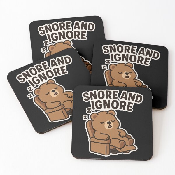 Item preview, Snore and Ignore Bear adorable bear lounges in a recliner designed and sold by Taans-Creation.