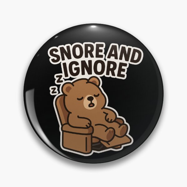 Item preview, Snore and Ignore Bear adorable bear lounges in a recliner designed and sold by Taans-Creation.