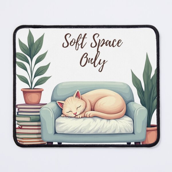 Item preview, Soft Space Only designed and sold by Almond Paper Co. .