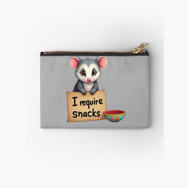 Item preview, I Require Snacks Opossum designed and sold by ChearshiPrints.
