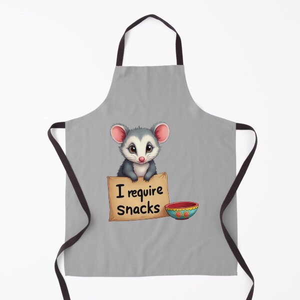Item preview, I Require Snacks Opossum designed and sold by ChearshiPrints.