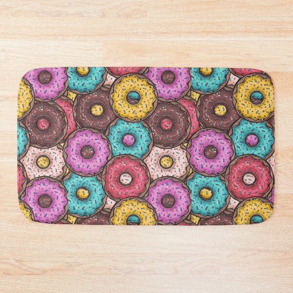 Item preview, Seamless Iced Donut Pattern designed and sold by muskitt.