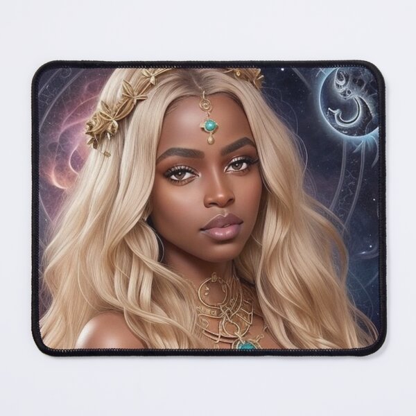 Item preview, Libra Rising – Celestial Golden Goddess Warrior designed and sold by MissSaylor.