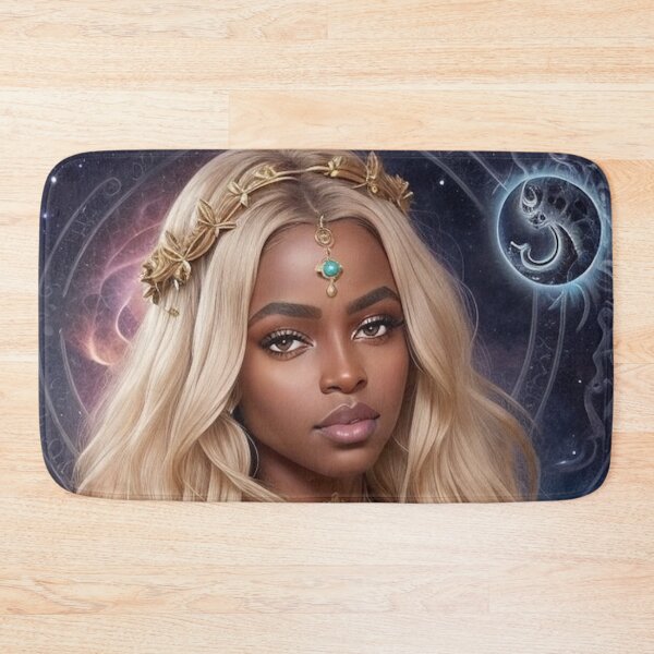 Item preview, Libra Rising – Celestial Golden Goddess Warrior designed and sold by MissSaylor.