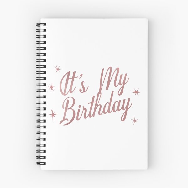 Item preview, "It's My Birthday!" - Stylish Celebration Script Design designed and sold by Colorful-Garden.