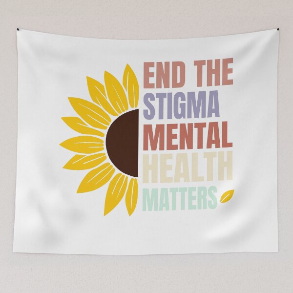Item preview, End the Stigma – Mental Health Matters Message designed and sold by artcultreone.