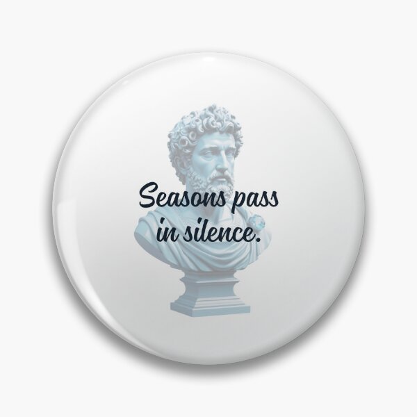 Item preview, Seasons pass in silence -  Marcus Aurelius Stoic Clothing | Marcus Aurelius Stoicism Artwork designed and sold by LexaArtworks.