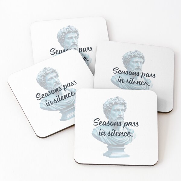 Item preview, Seasons pass in silence -  Marcus Aurelius Stoic Clothing | Marcus Aurelius Stoicism Artwork designed and sold by LexaArtworks.