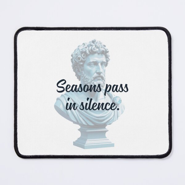 Item preview, Seasons pass in silence - Marcus Aurelius Stoic Clothing | Marcus Aurelius Stoicism Artwork designed and sold by LexaArtworks.