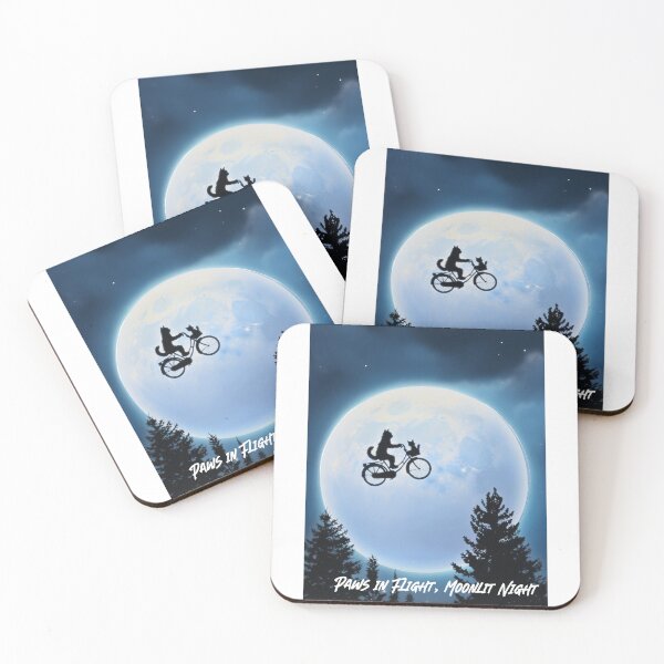 Item preview, Moonlight, Mittens, Moths & a Flying Bike Chase  designed and sold by GGNorth2.