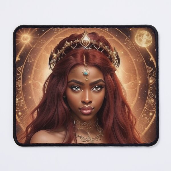 Item preview, Fiery Taurus – Mystical Bull Goddess designed and sold by MissSaylor.