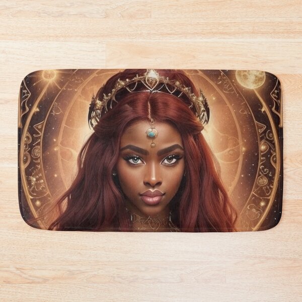 Item preview, Fiery Taurus – Mystical Bull Goddess designed and sold by MissSaylor.
