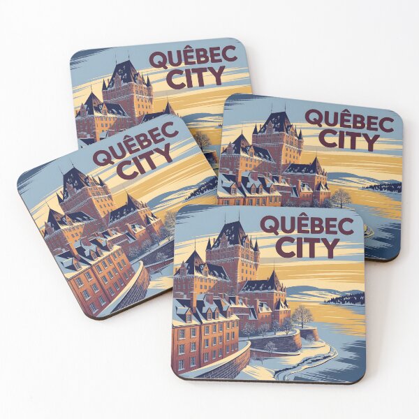 Item preview, Quebec City: Classic-Style Travel Poster designed and sold by LSVart.